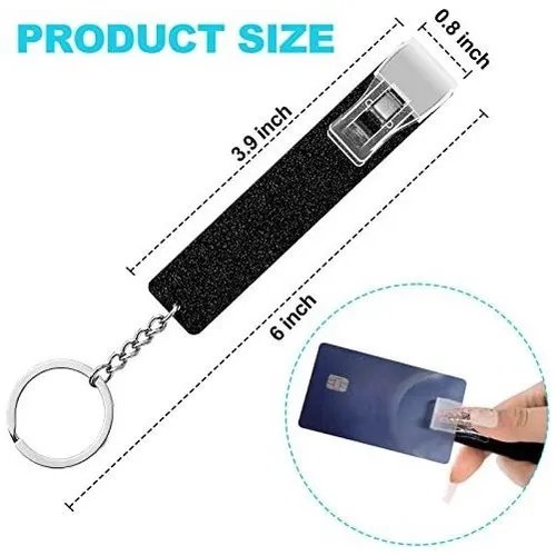 Extractor De Tarjetas Zhbdmgk Para Uñas Largas, 3 Unidades,
