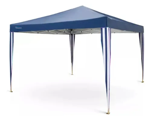 Chalesco Tenda Gazebo Articulado 3x3 Dobrável Sanfonada Praia Camping