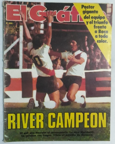 El Grafico N° 3032 - River Campeon Metro 1977