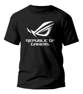 Camiseta Ou Babylook Republic Of Gamers, Rog, Gamer, Asus