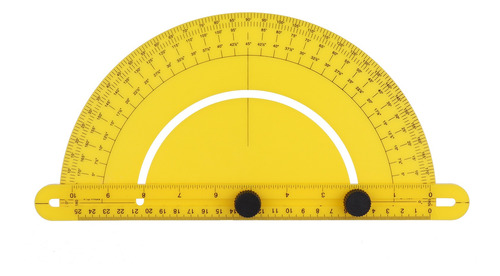 Regla Angular Semicircular Universal Para Carpintería