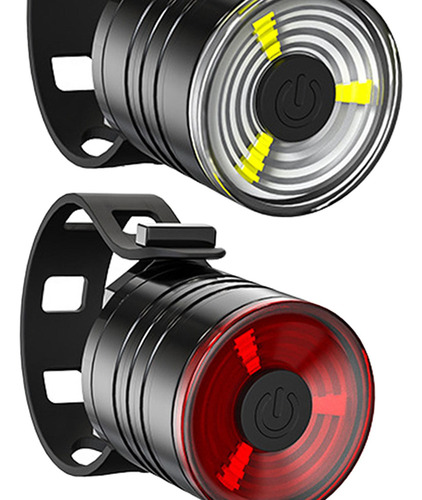 Juego De Luces Para Bicicleta, Luz Para Bicicleta Rojo