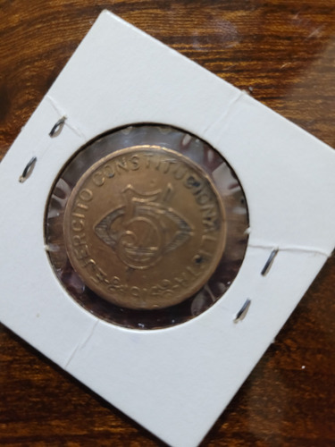 Moneda 1914 Banco De Chihuahua 5 Centavos