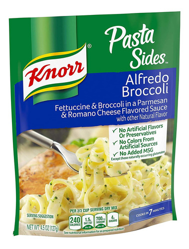 Pasta Side - Brócoli Alfredo - Paquete De 6