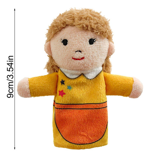 Mz Rompecabezas Finger Family Puppets De Peluche Con Forma