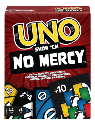 Uno Juego De Cartas No Mercy