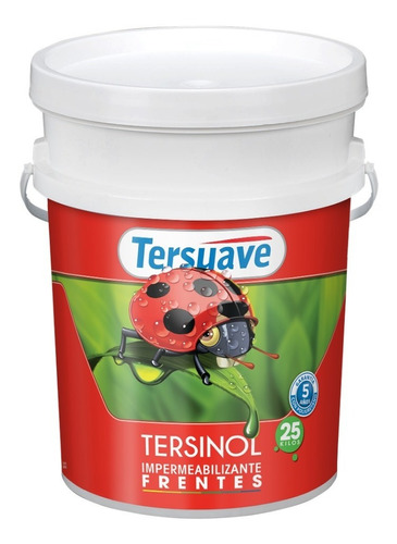 Pintura Impermeable Tersinol Frentes 25kg Tersuave - Davinci