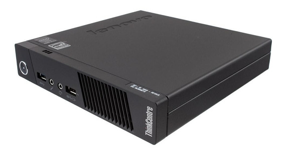 SSD 256 GB Lenovo ThinkCentre M720q 10T7 Tiny Desktop Computer Certified Refurbished RAM 8 GB 1 x Core i5 8400T / 1.7 GHz 
