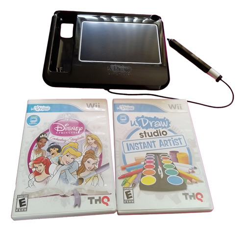 Wii Udraw Game Tablet - Kit De Accesorios 2 Piezas Usado (Usado)
