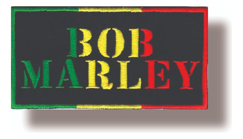 Parche Bordado Mediano Bob Marley Logo