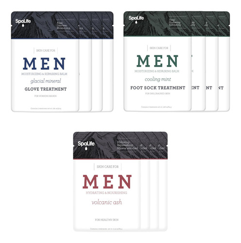 Spa Life - Juego De Spa Para Hombre (12 Piezas) Spalife