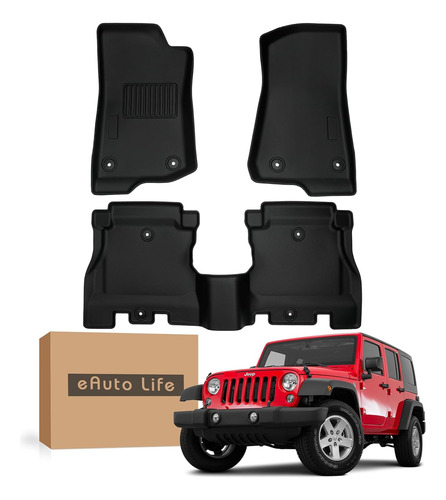 Alfombrillas De Piso Para Jeep Wrangler Jl Unlimited Sport 2