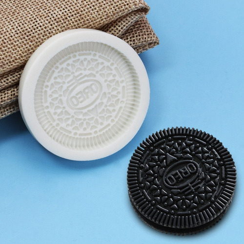 Molde De Silicona De Azúcar Con Tapa De Galleta Oreo Úni