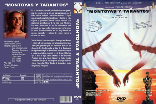 Montoyas Y Tarantos - Vicente Escrivá - Cine Gitano - Dvd