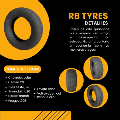 Kit 2 Pneus 175/70 Aro 14 Rb Tyres 2 84t Aro 14k