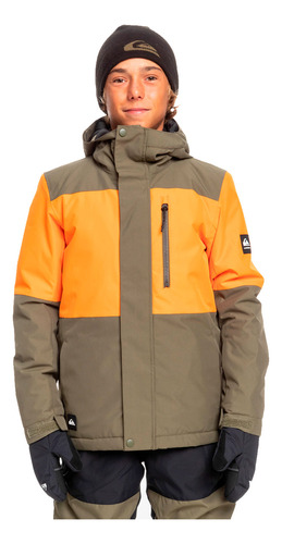 Campera Quiksilver Mission Block 10k Ski Snowboard Junior