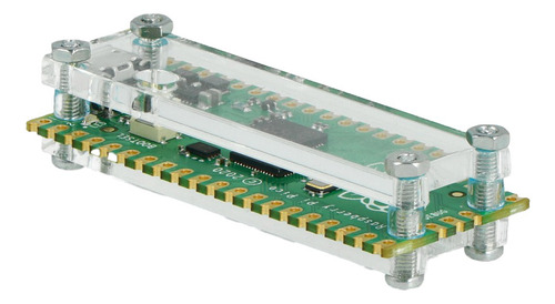 Raspberry Pi Pico Rp2040 Micro Usb Dual Core M0 + Case Protector Acrilico Tecneu