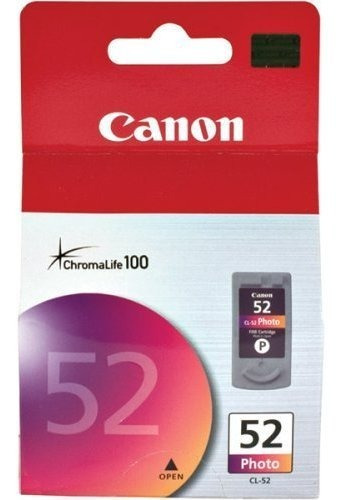 Cartucho De Tinta Fotográfica Canon Cl-52, Compatible Con Ip