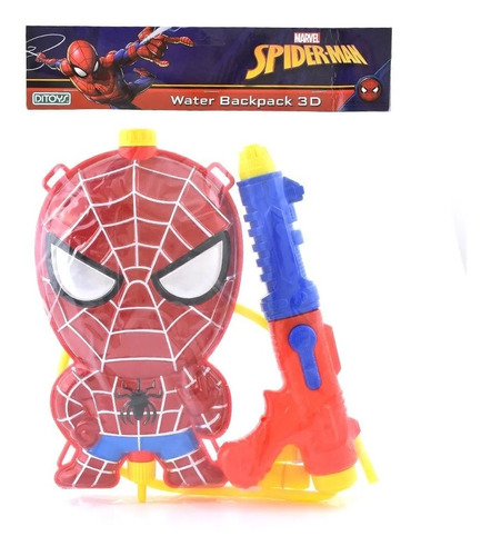Spiderman Water Backpack 2d Ditoys 2319