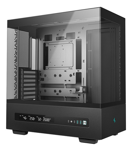 Gabinete Deepcool Ch690 Digital Display Cpu-gpu-psu Premium Color Negro