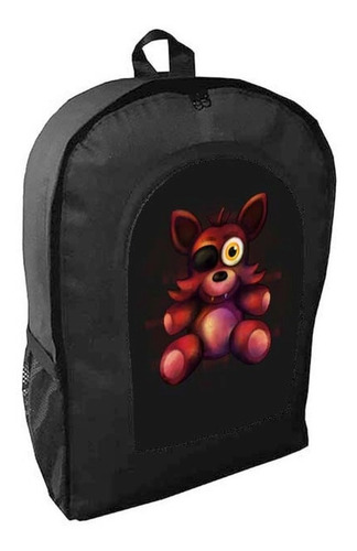 Mochila Negra Five Nights At Freddy's Adulto / Escolar E40