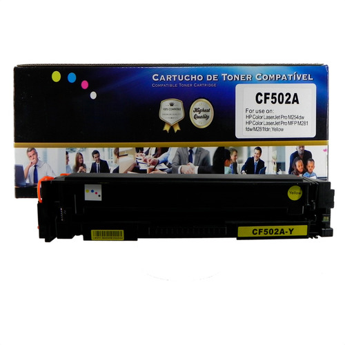 Toner Cf502a Compatível M425 M281 Amarelo - Pronta Entrega