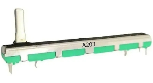 14 Piezas Fader Potenciometro Stereo A20kx2 A203
