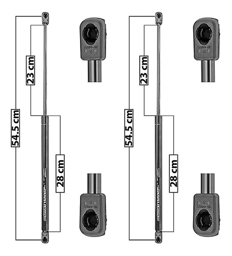 Set Amortiguadores 5a Puerta Spart Chevrolet Chevy 94 - 12