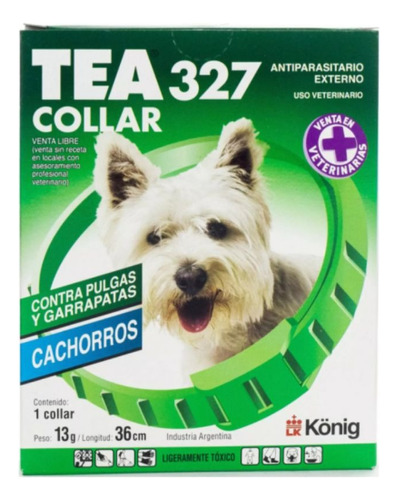 Tea 327 Collar Antipulgas Para Cachorros