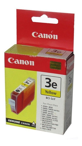 Cartucho Canon 3e Yellow Original  Bci-3ey