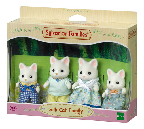 Sylvanian Families Familia Gatos De Seda Silk Cat Figura Ax®