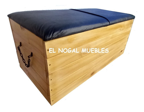 Baul De Madera Maciza Herrajes