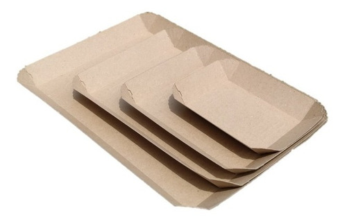 Imagen 1 de 7 de Bandeja Panaderia N° 3 Marron Pack X 100u. / Palermo