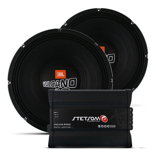 Imagem 1 de 4 de Kit Modulo Stetsom Vulcan 5000 2 Sub Selenium Vulcano 15 Pol