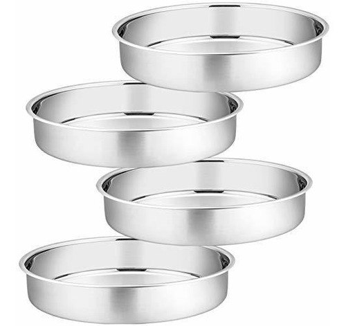 P Pulp Chef 4 Inch Pan De Cake Pequeño Set De 4, M366n