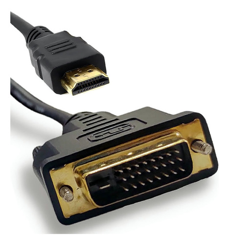 Cabo Hdmi Para Dvi 24+1 Tv Monitor De 10 Metros Win Cabos