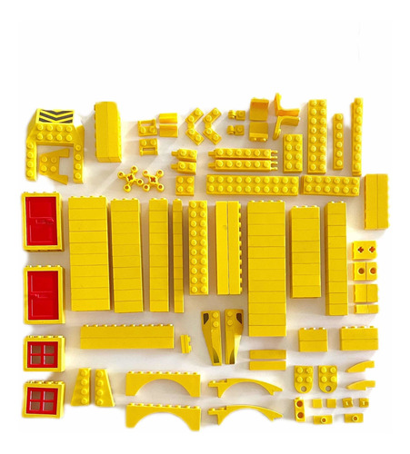 Pack 154 Piezas Lego Amarillas Originales