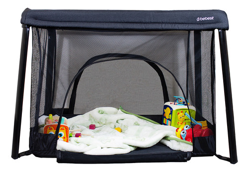 Cuna Corral 3 En 1 Eclipse Safe & Sleep Negro Bebesit