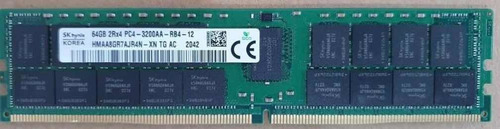 Imagem 1 de 1 de Memória 64gb 2rx4 Ddr4 3200aa Hmaa8gr7ajr4n-xn Servidor.