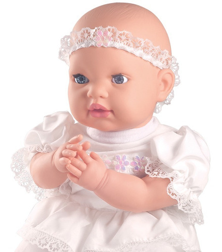 Boneca Little Baby - Minha Primeira Oração Reza O Pai Nosso