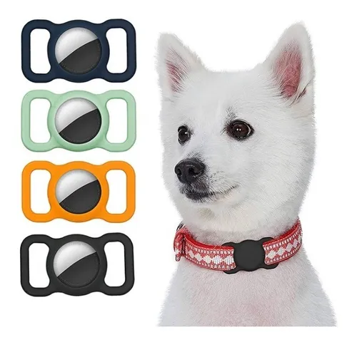 Funda P' Collar Mascotas Airtag Apple/ Perro Gato Vinotinto