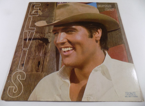 Elvis Presley Guitar Man Vinilo Lp Usa Rock Pop Country 1981