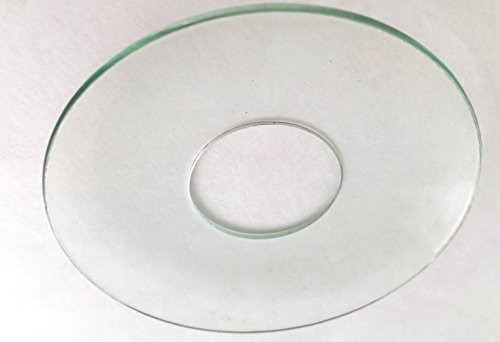 Juego De 2 Bobeche De Vidrio Liso Para Candelabros