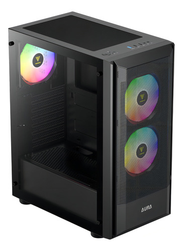 Gabinete Gamer Gamdias Aura Gc6 3fans S/fonte Atx Midtower