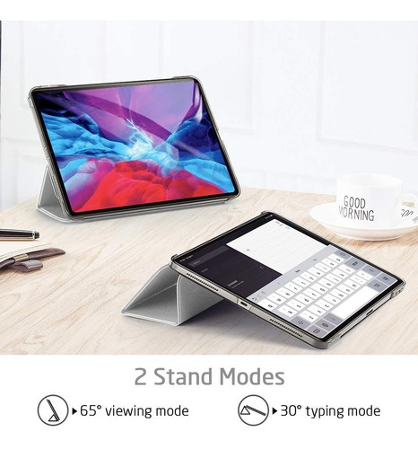 Imagem 6 de 9 de Capa Capinha iPad Pro 12.9 2018 Esr Trifold C/suporte Caneta