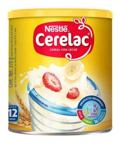 Cerelac Nestle Apartir +12 Meses Lata 370 G