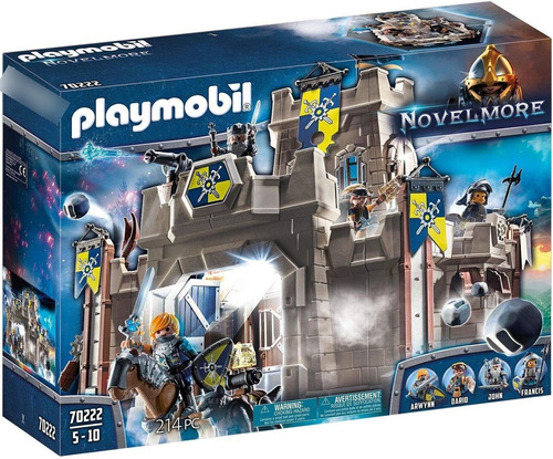 Playmobil Novelmore Fortaleza Con Caballeros Playset Multico
