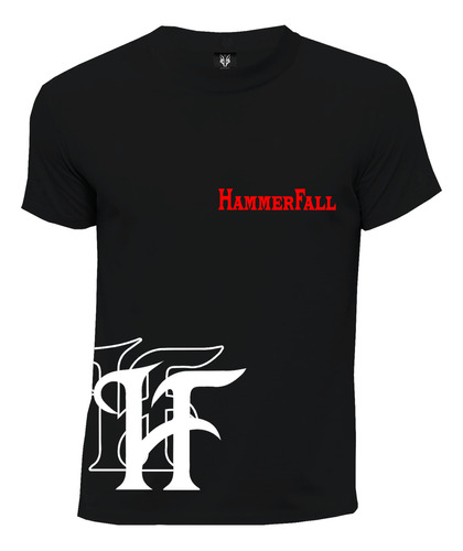 Camiseta Rock Heavy Metal Hammerfall H