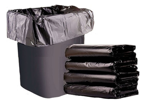 Bolsas Negras De Basura 40kg Calibre 12