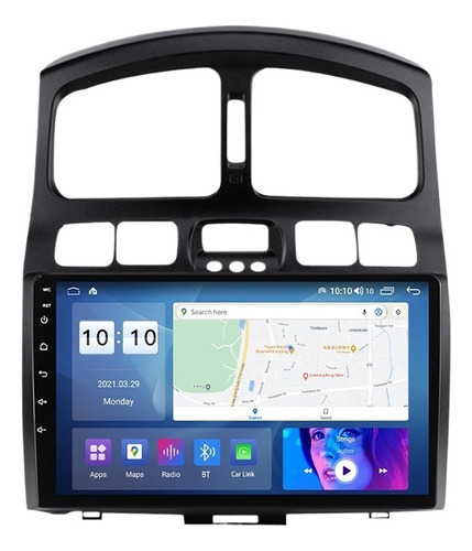 Para Hyundai Classic Santa Fe 06-15 Carplay Cámara Estéreo